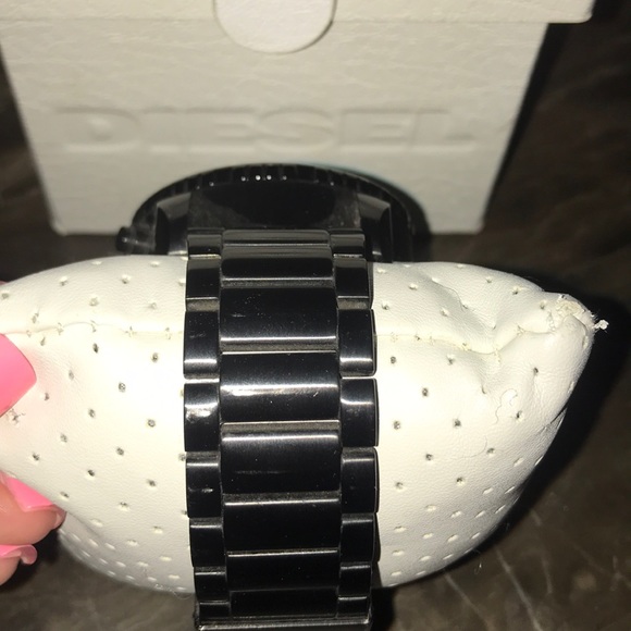 Diesel Men's Chrono Black PVD Bracelet Watch - Picture 5 of 8